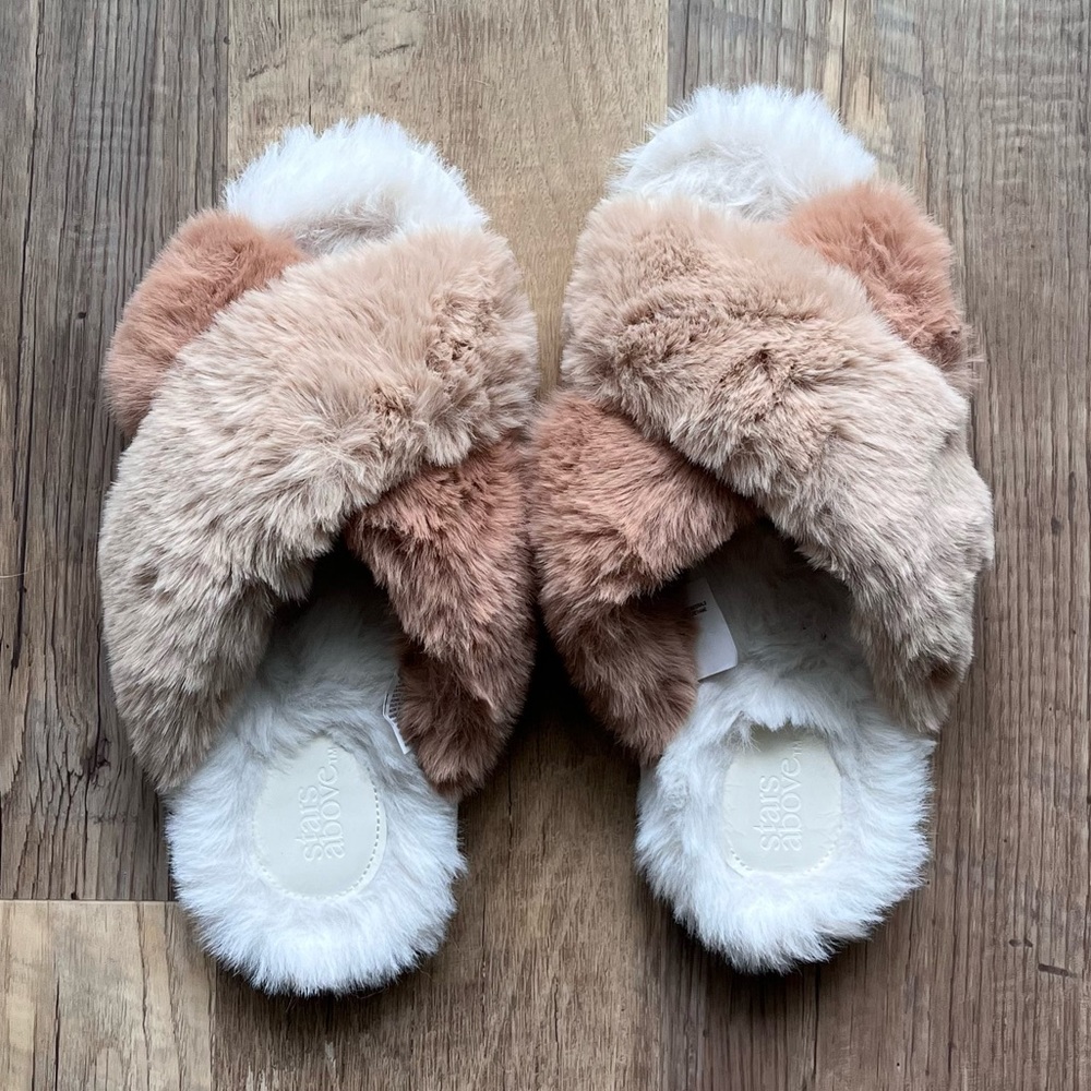 Fuzzy slippers